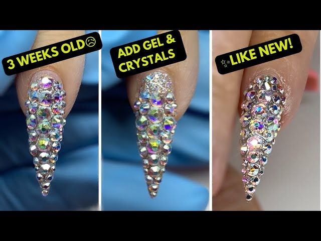 Save Your Crystals! Refill your Full Bling Nails! Swarovski