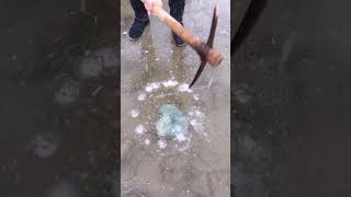 Finding Jade in a frozen lake #shorts