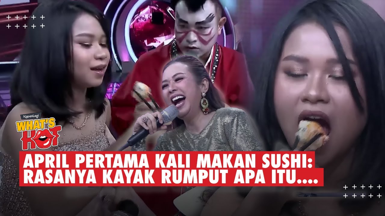 Reaksi April Cirebon Pertama Kali Makan Sushi, Caranya Pegang Sumpit Bikin Juri Tergelak #da7