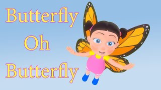 Butterfly Oh Butterfly | Baby Songs | Nursery Rhymes and Kids Songs | Putali Oh Putali