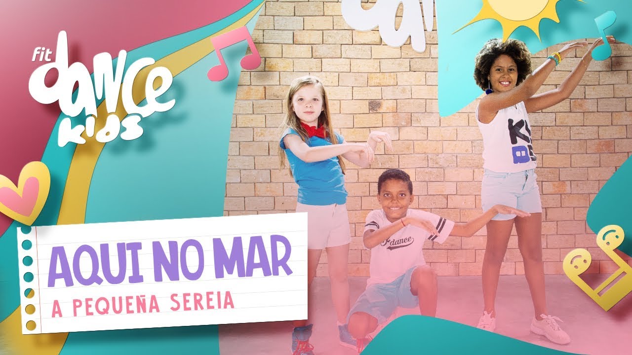 Aqui No Mar (Under The Sea) - A Pequena Sereia | FitDance Kids (Coreografía) Dance Video