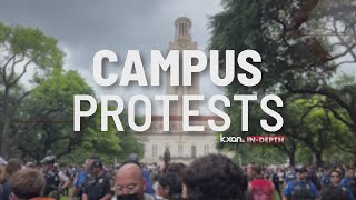 UT protests continue peacefully after 50+ arrested, faculty and students raise free speech concerns