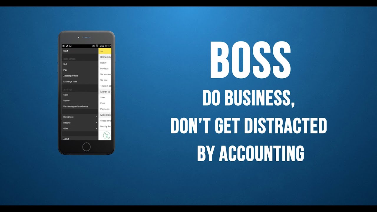 Boss - do business, don’t get distracted by accounting - YouTube