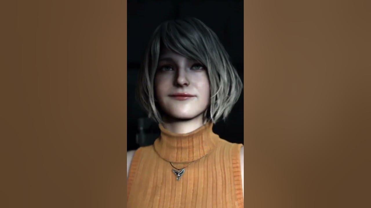 Modelo de rosto de Ashley, Ella Freya mostra sua reação ao ver a si própria  em Resident Evil 4 - GameHall