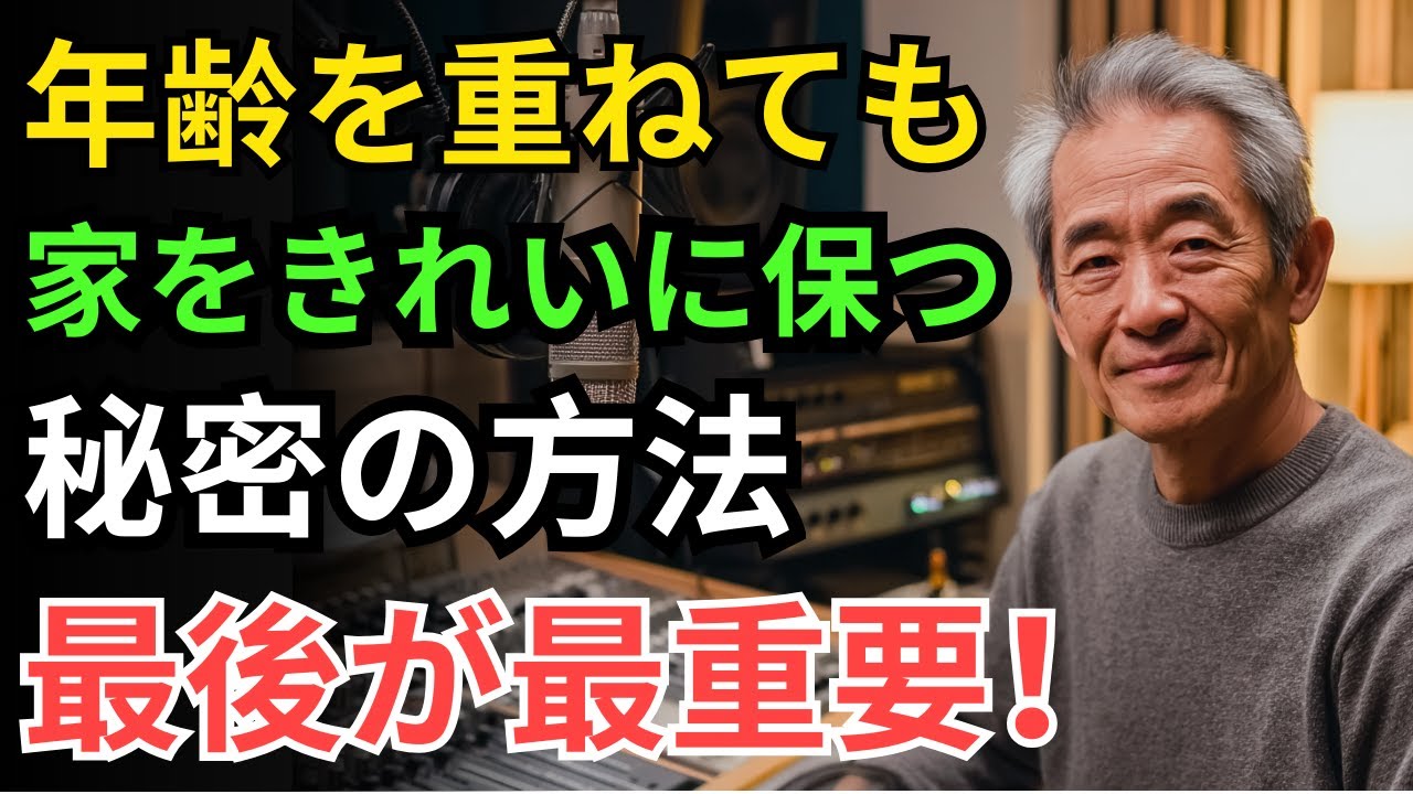 きれいな家の高齢者が毎日している12のこと【驚きの習慣】
