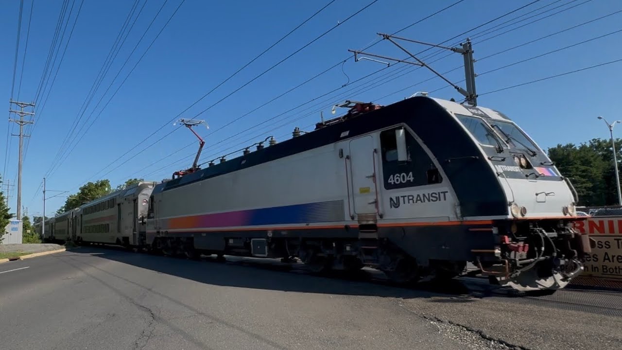 NJ Transit ALP-46 #4604 NJCL Train 3266 Oceanport Ave Little