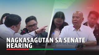 Senator Jinggoy at exPDEA agent Jonathan Morales, nagkasagutan sa Senate hearing | ABSCBN News