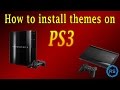 How to install theme on PS3