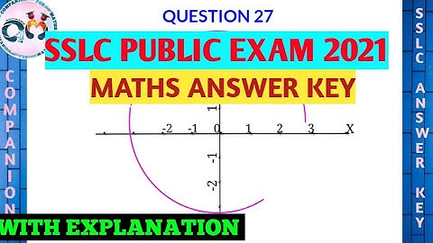SSLC 2021 MATHS PUBLIC EXAM ANSWER KEY