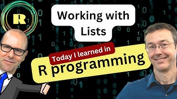 Today I Learned in R - all about LISTS