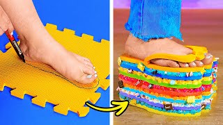 Awesome Hacks For Your Feet 👣 || DIY Shoes, Foot Hacks, Foot care