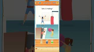 braindom 2: brain teaser games level 191 Who is hiding #youtubeshorts #games #Vigorgamerz screenshot 4