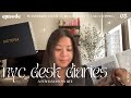 Nyc desk diaries ep3  hobonichi day plannerside chats new moterm cover bookstores  good eats
