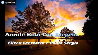 Video thumbnail of "Aonde Está Tua Alegria - Elizeu Frezzarin e Paulo Sérgio"