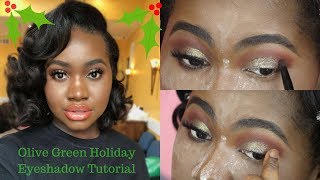 EASY Olive Green Smokey Eye Tutorial | RITA OKOLO