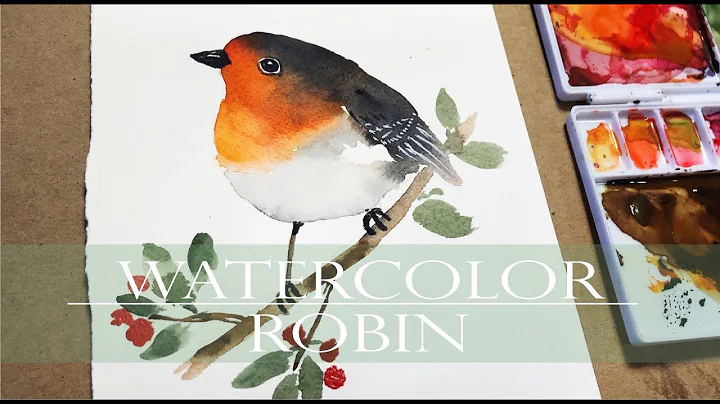 Watercolor Painting for Beginners Robin Bird/ Anim...