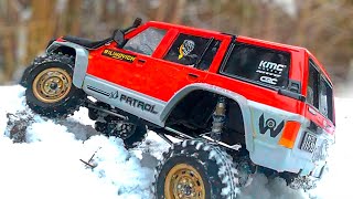 Winter Truck Wars: Nissan Patrol – Gmade GS02F | Cross RC JT4 | RGT EX86181