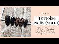 Tortoise Nails (Kind of) | Dip Powder &amp; Blooming Gel Polish Nails