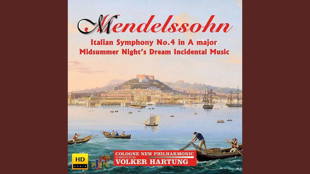 Watch Symphony No. 4 in A Major, Op. 90, MWV N16 "Italian": II. Andante con moto on YouTube Watch Symphony No. 4 in A Major, Op. 90, MWV N16 "Italian": II. Andante con moto on YouTube