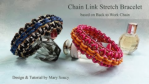Chain Link Stretch Bracelet - Chainmaille Bracelet based on Back to Work Chain