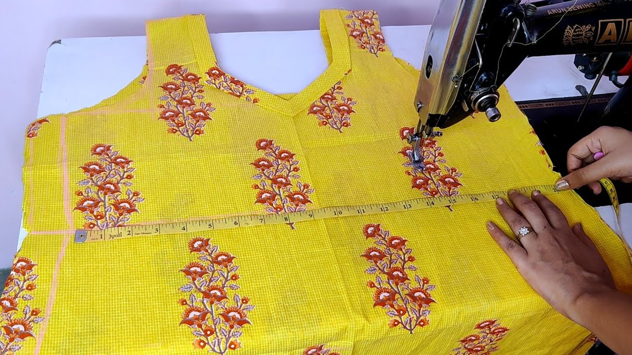 Kurti Cutting and Stitching Step by Step | Kurti/Suit/kameez Cutting and  Stitching Full Tutorial - YouTube