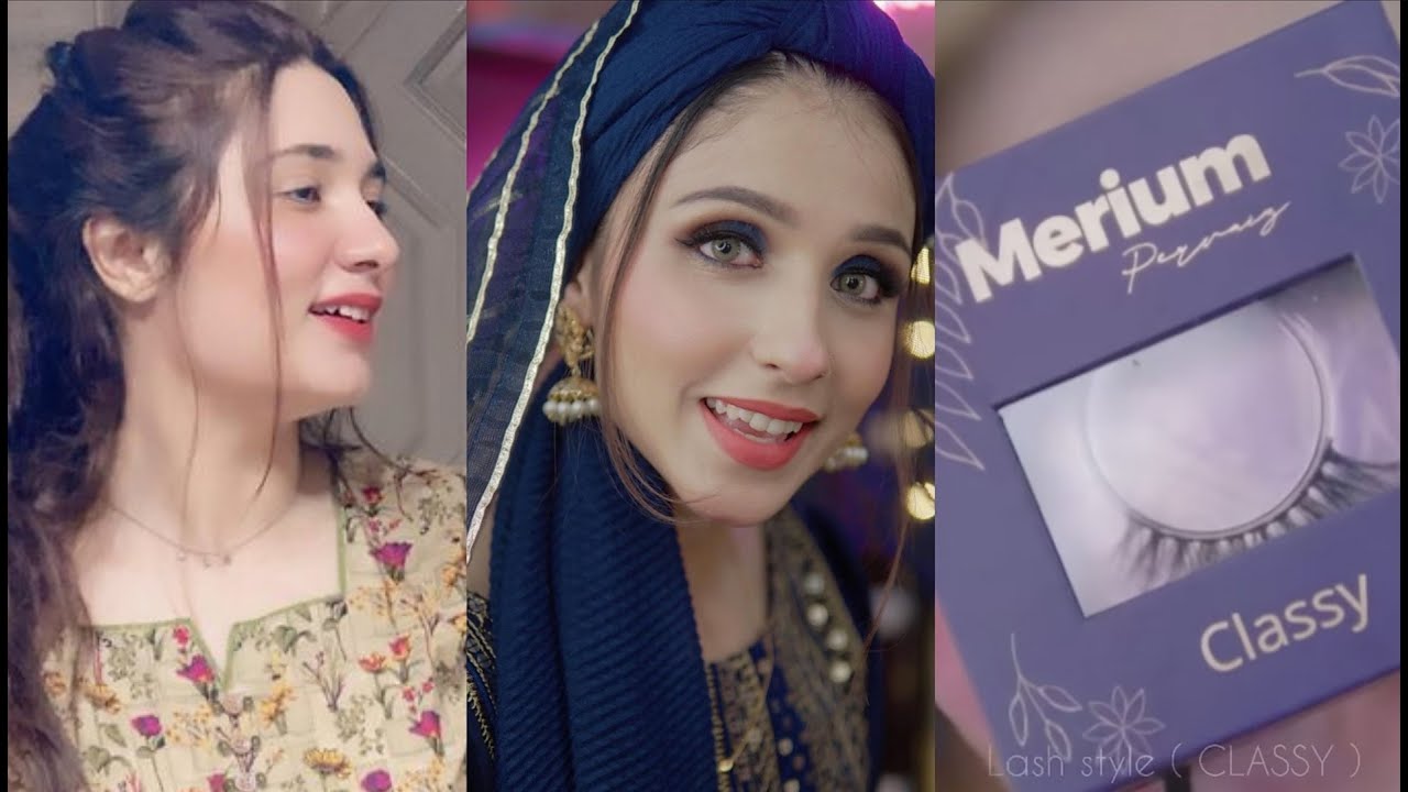 Hunaina Rasool Styled All Lashes By Merium Pervaiz And Give Review😍🌸