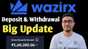 Wazirx 🔥 Big Update ✅ Deposit & Withdrawal now Open 🎉 Update Apps & Enjoy
