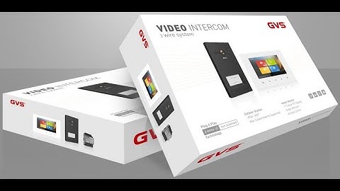 GVS Safe Yet Simple Way-2-Easy Kit (Villa Video Intercom)