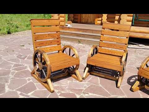 How to Make the Simplest Furniture Using Wagon Wheels.