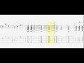 wanima THANX ギター タブ譜 guitar TAB