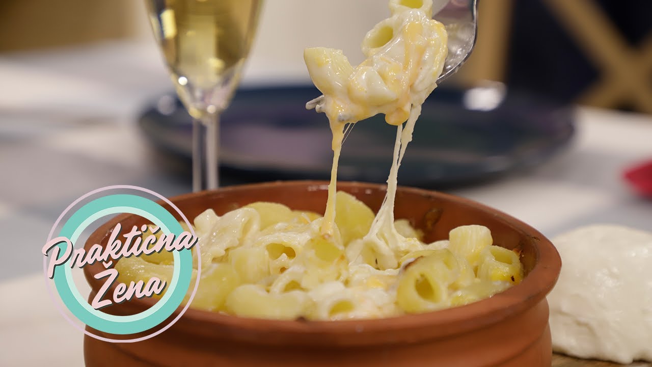 Praktična žena - 1. Domaća mocarela 2. Zapečene makarone sa sosom od sira