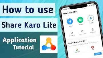 How to Send & Receive Files in Share karo lite app || How to use Share karo Lite App