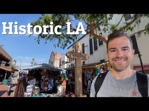 Wideo: Olvera Street w El Pueblo de Los Angeles