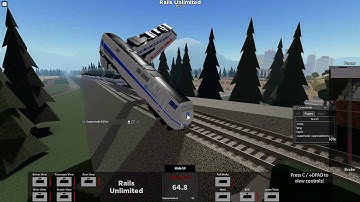 Roblox rails unlimited derailing trains again, but better