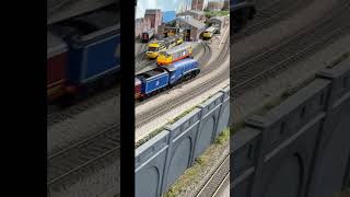 Sir Nigel Gresley on a railtour at Dean Park. #deanpark #hornby #train #modelrailway