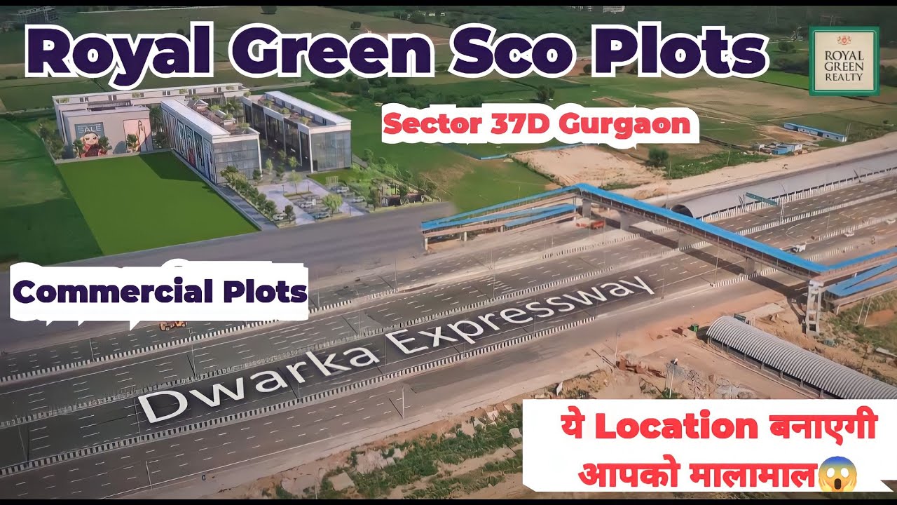 Royal Green Sco Plots Sector 37D | Commercial Plots On Dwarka Expressway