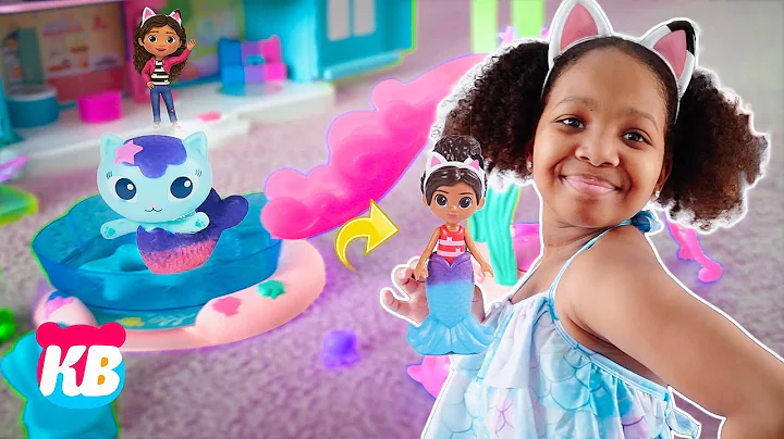 Kamdenboy HELPS Kyraboo with her Gabby’s Dollhouse | KAMDENBOY & KYRABOO PRETEND PLAY