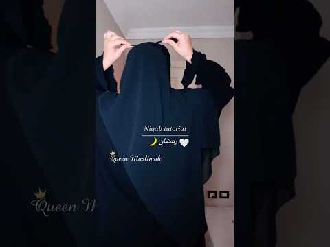 Arabian niqab tutorial || niqab style ||#shorts #style