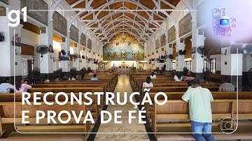 Reconstrução da igreja que virou prova de fé para os católicos do Sri Lanka