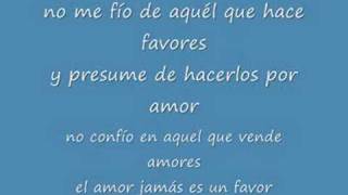 Luis Miguel - No Me Fio chords