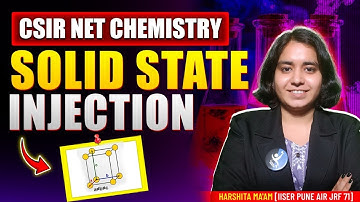 CSIR NET Chemical Science Solid State 2025 - Important Topics & Formulas!