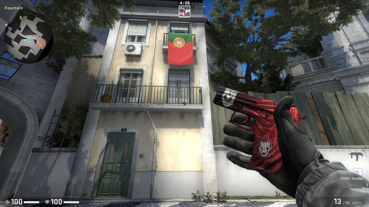 CSGO P2000 Obsidian Field Tested with scraped stickers secrets YouTube