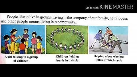 Std : 3.Sub :  EVS (Geography) Ls.no 20  Our community life.