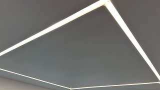 PLASTER IN LED PROFILE TRUNKING INSTALL