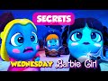 Bubbles of secrets 🫣 WEDNESDAY Barbie 🖤🫳🏻 Cute Covers by The Moonies Official