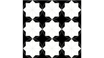 Islamic Geometry | Eight Pointed Star | 8 Fold Rosette