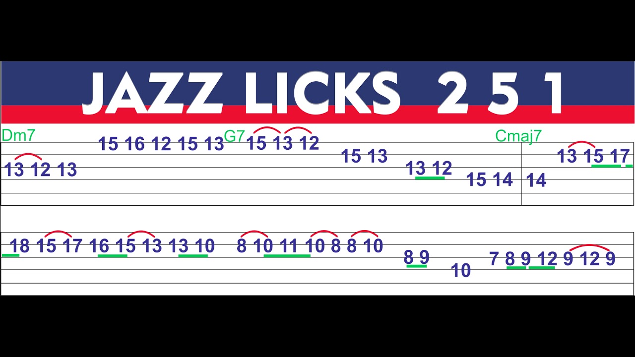 JAZZ LICKS 2 5 1 guitar center