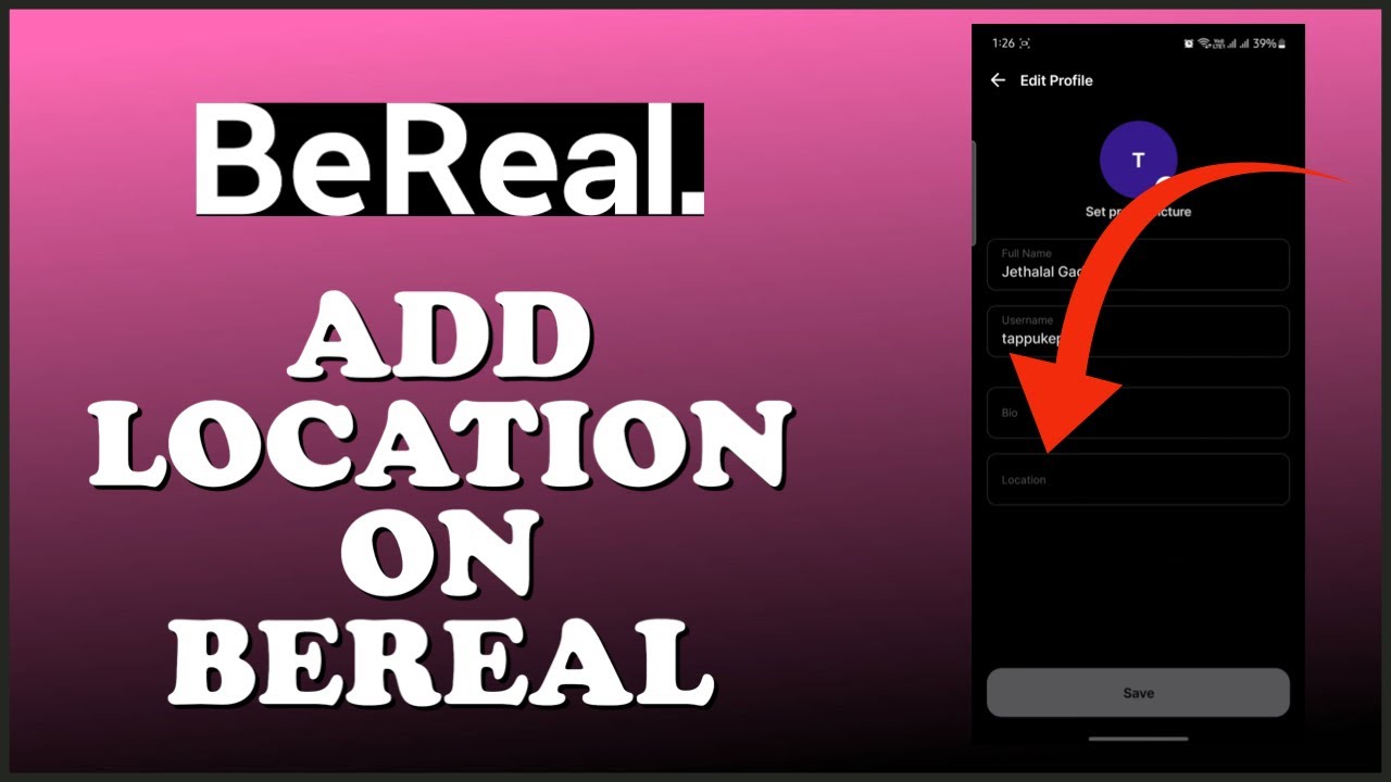 How to Add/Edit Location On BeReal App 2024?