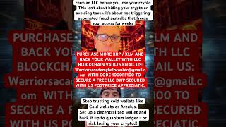 Protect your crypto today #xrpcommunity #xrparmy #xrpnewstoday #cryptonews #fypシ #viralreels