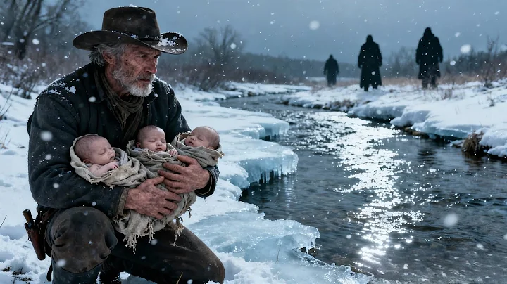 They Left Three Babies in an Icy Creek—But a Broken Cowboy Leaped to Save Them Before They Sank…